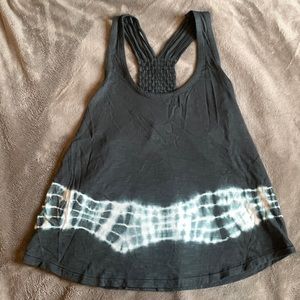 RVCA Gray Tie Dye Tank Top NWOT Size S